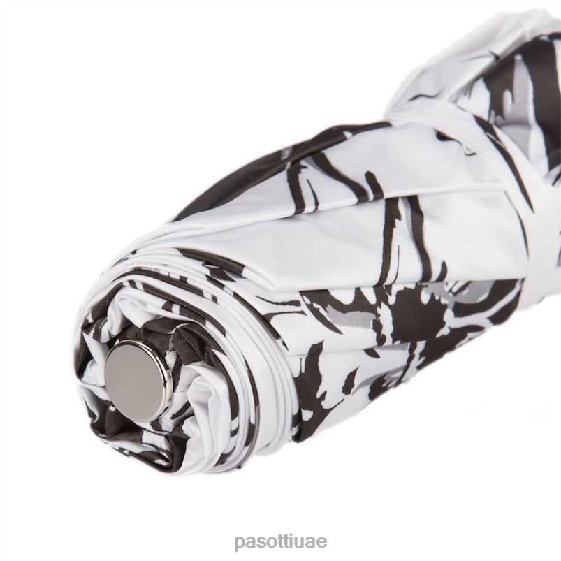 مظلة | 257 56799-1 a29 - مظلة مزهرة بالأبيض والأسود PASOTTI Z446V588